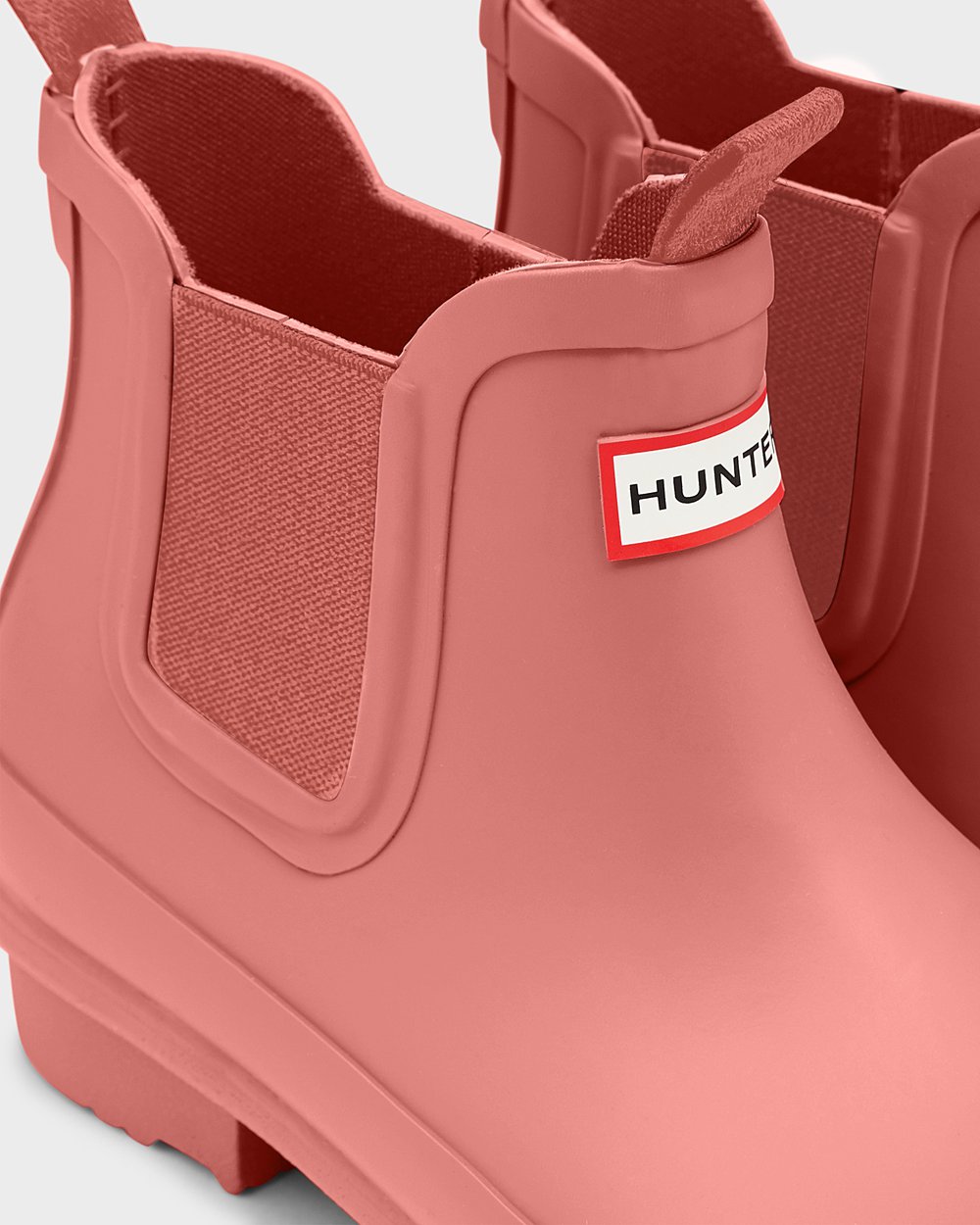 Kids Chelsea Boots - Hunter Original Big (35TSQYRGW) - Pink